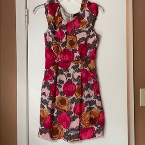 BCBGMaxazria Pink Floral Dress
